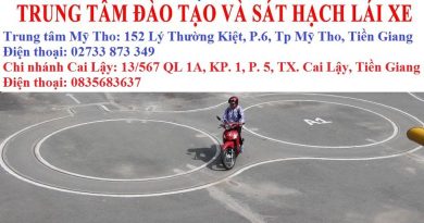 THÔNG BÁO TUYỂN SINH THI BẰNG LÁI XE MÁY A1,A2